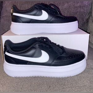 Size 12 Nike W Court Vision High LTR, Low Women